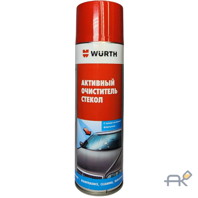 Активный очиститель стекол 500 мл WURTH (0890251500)